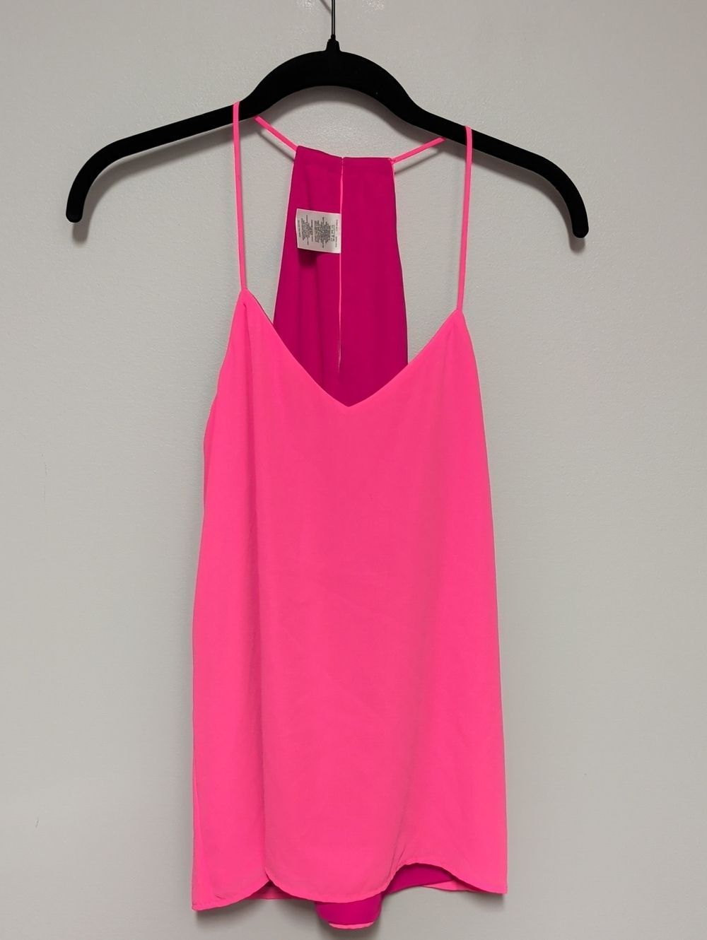 Express Neon Pink Spaghetti Strap Cami